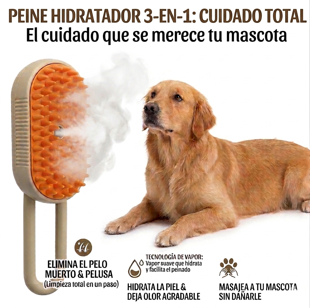 VaporBrush: Elimina los Pelos y Masaje a Vapor