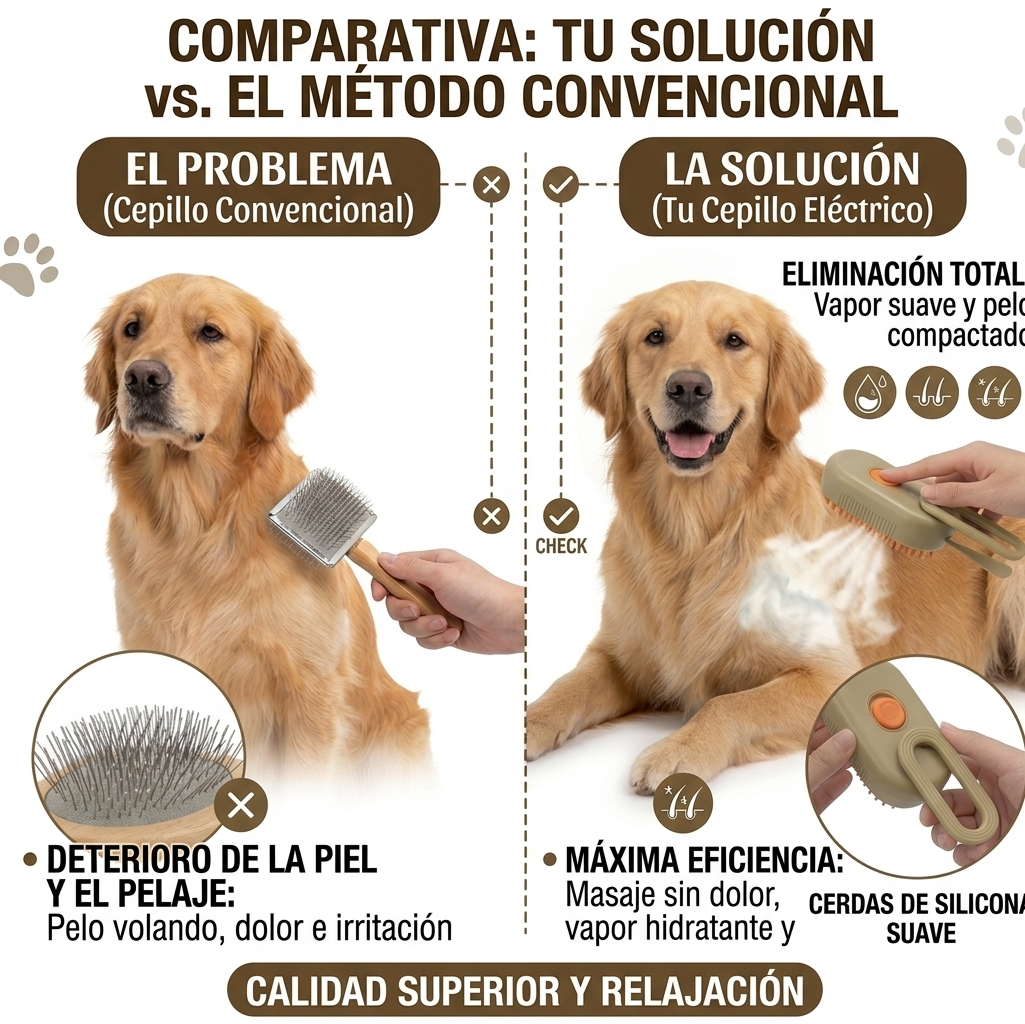 VaporBrush: Elimina los Pelos y Masaje a Vapor